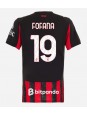 AC Milan Youssouf Fofana #19 Heimtrikot für Frauen 2025-26 Kurzarm AC Milan Youssouf Fofana #19 Heimtrikot für Frauen 2025-26 Kurzarm